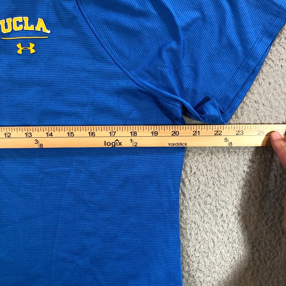 UCLA shirt womens L blue college logo under armour polo shirt - Picture 3 of 16
